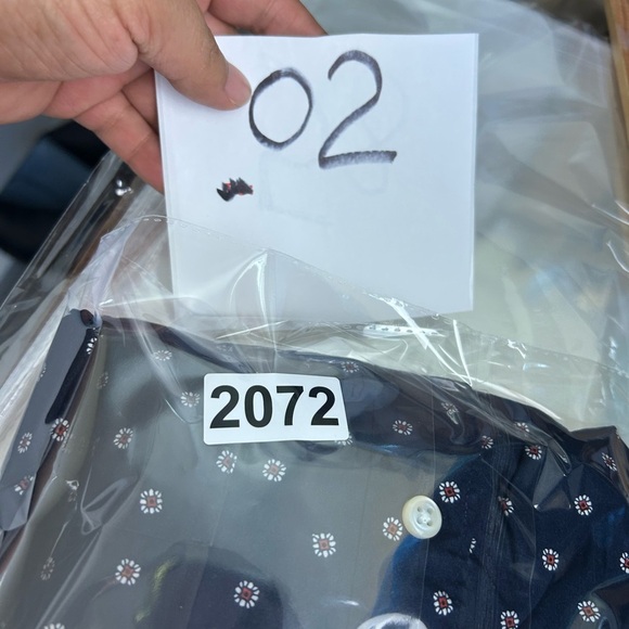 J. Crew by Lewn 100s 2 ply Yarn Shirt Mens M Slim Secret Wash Button up Floral - Picture 14 of 14